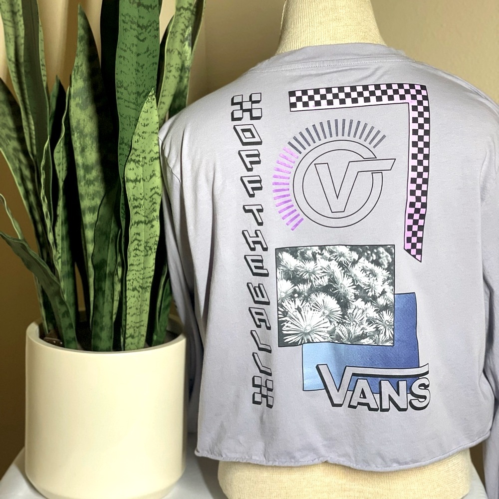 Vans long sleeve crop